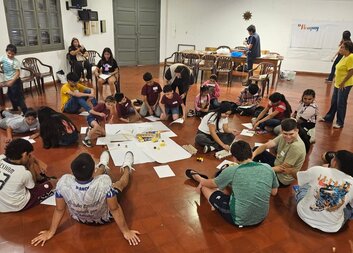 Workshop pro děti z programu Adopce na Dálku v Paraguayi