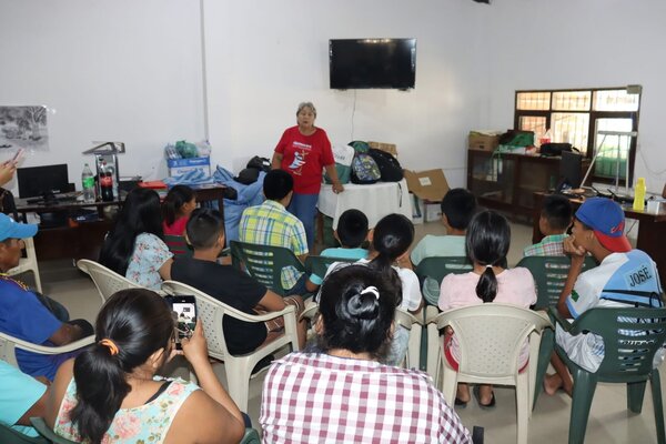 skupina dětí z Trinidadu